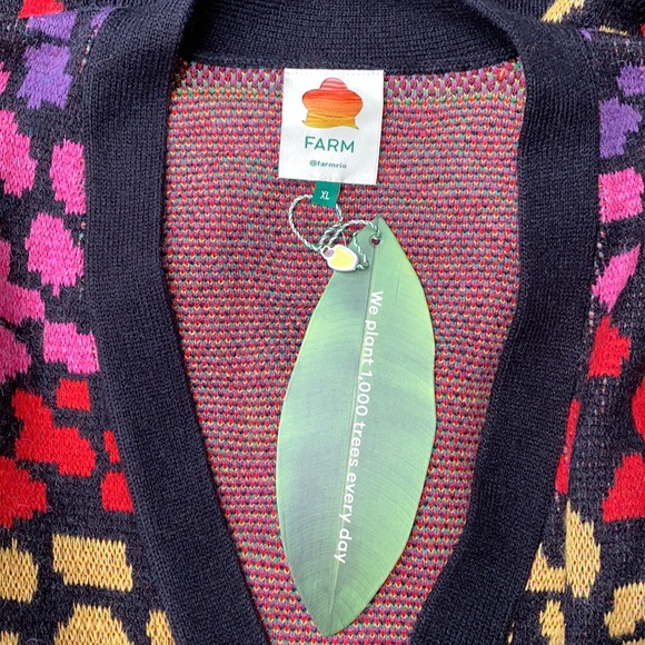 FARM Rio Multicolor Patterned Cardigan - Picture 8 of 12
